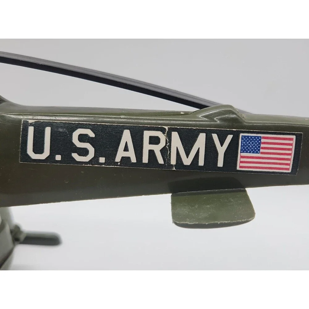 Gay Toys Inc. U.S. Army Military Helicopter Item 785 Green/Yellow Plastic USA